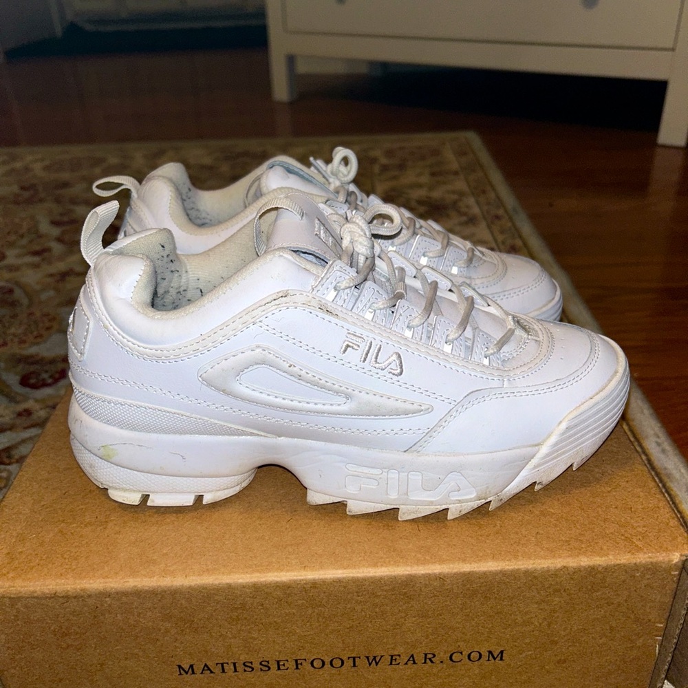 FILA Disruptor II Premium Sneaker, worn once